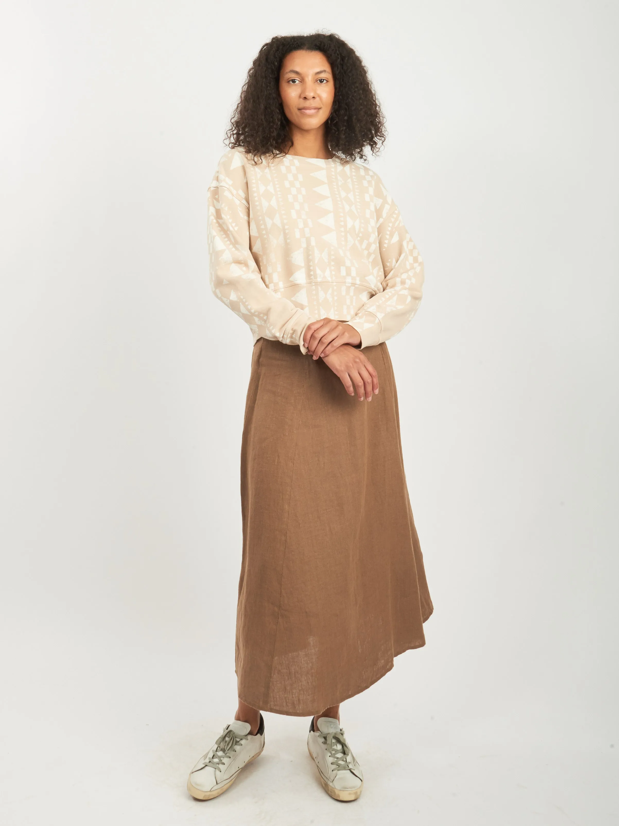 Camel/Dirty White Joburg Sweatshirt