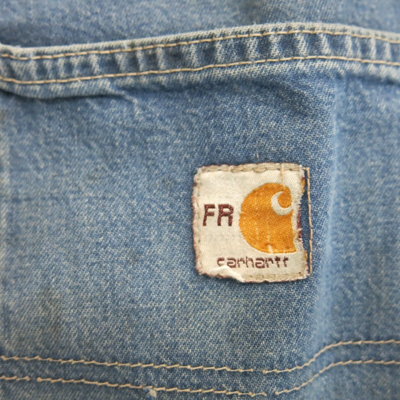 Carhartt Jeans Mens 30X30 Blue 100% Cotton Denim Straight Leg Casual Outdoors