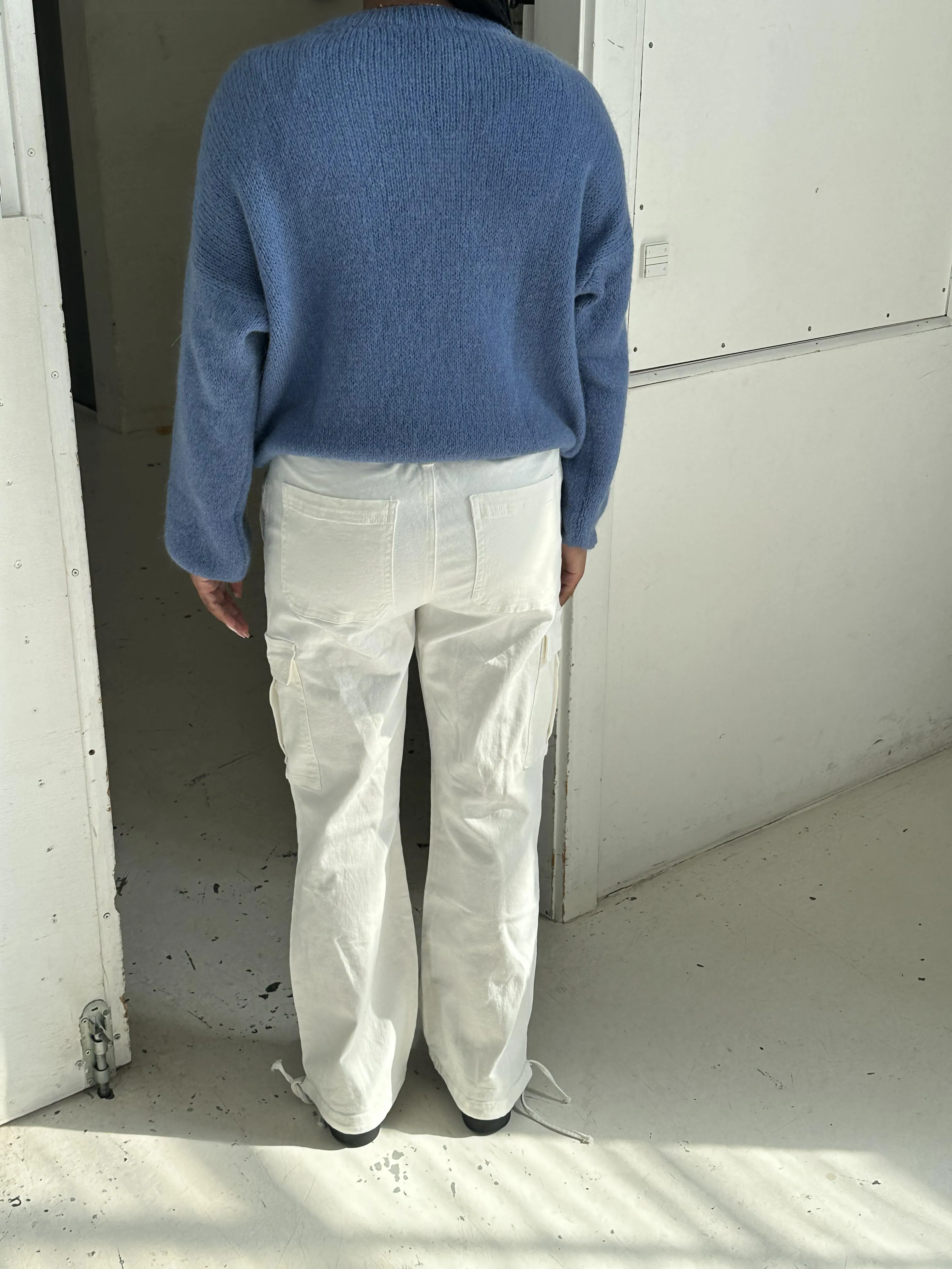 Cynthia cargo pants - white