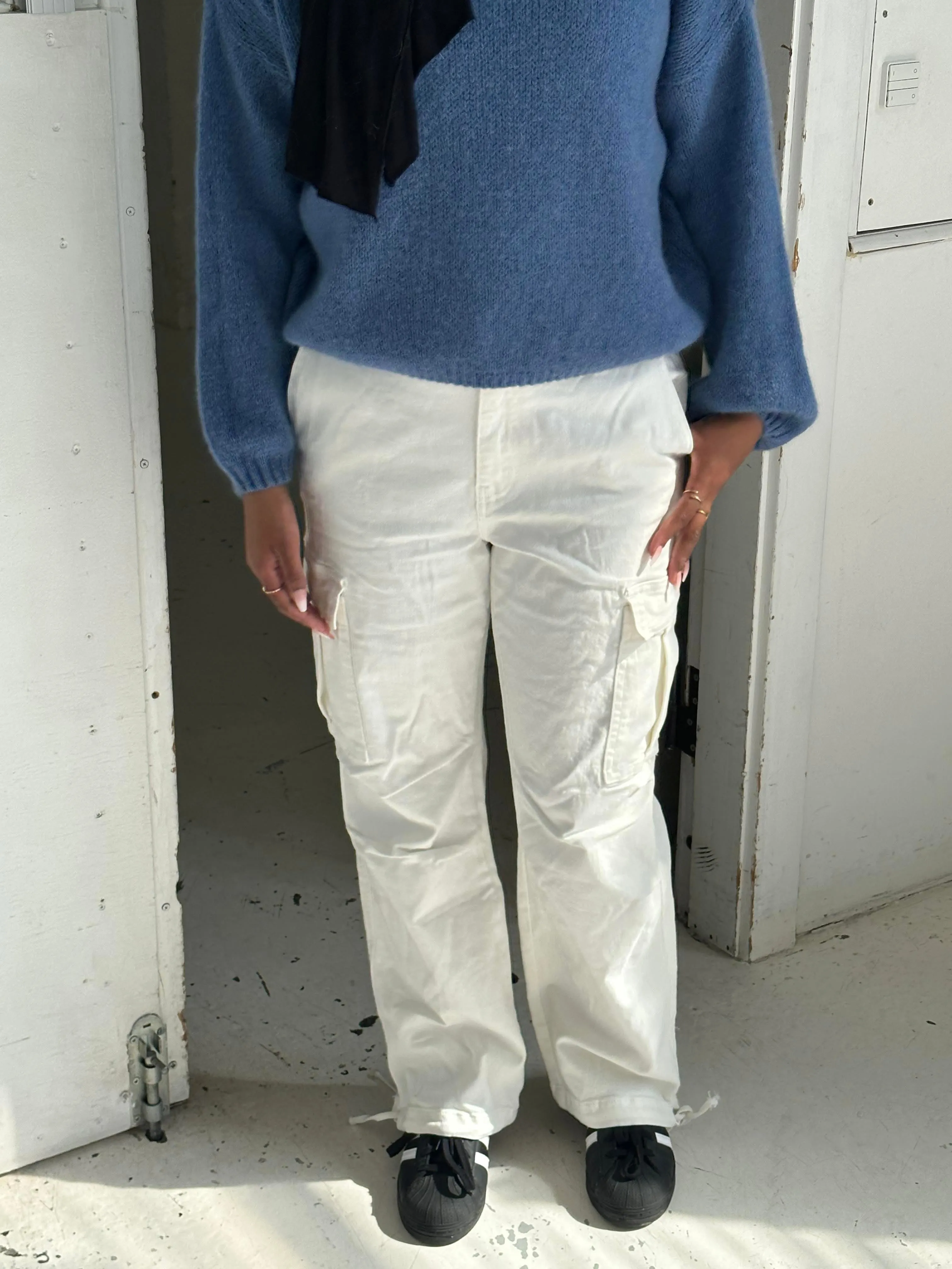 Cynthia cargo pants - white