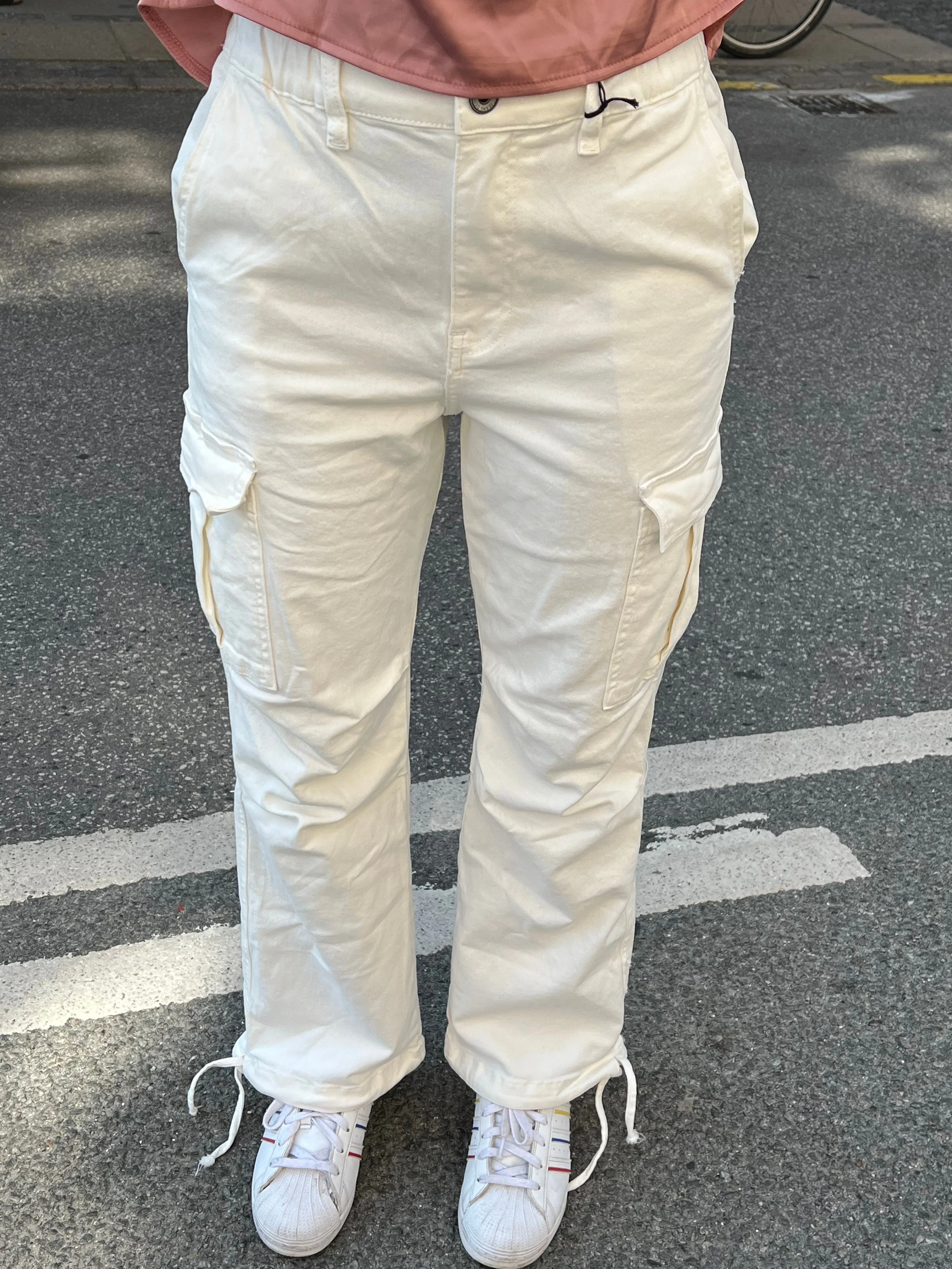 Cynthia cargo pants - white