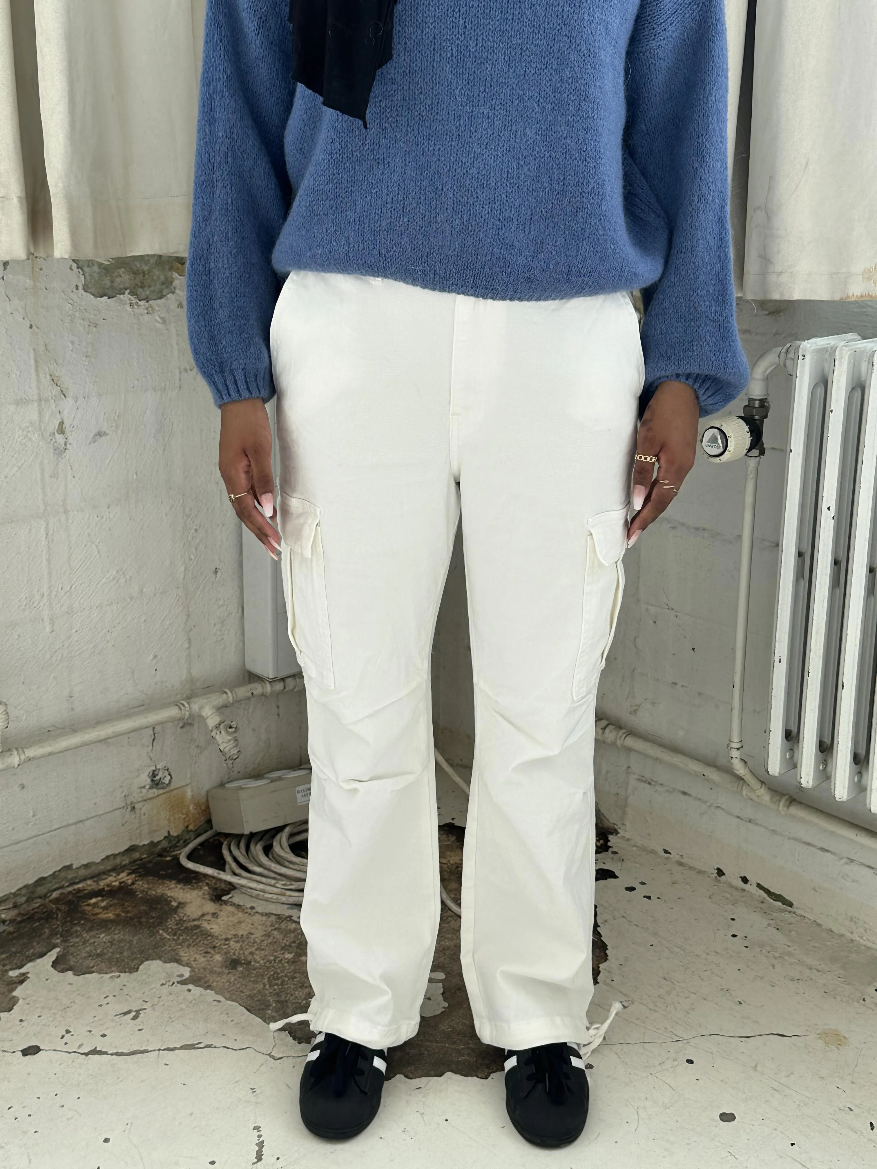 Cynthia cargo pants - white
