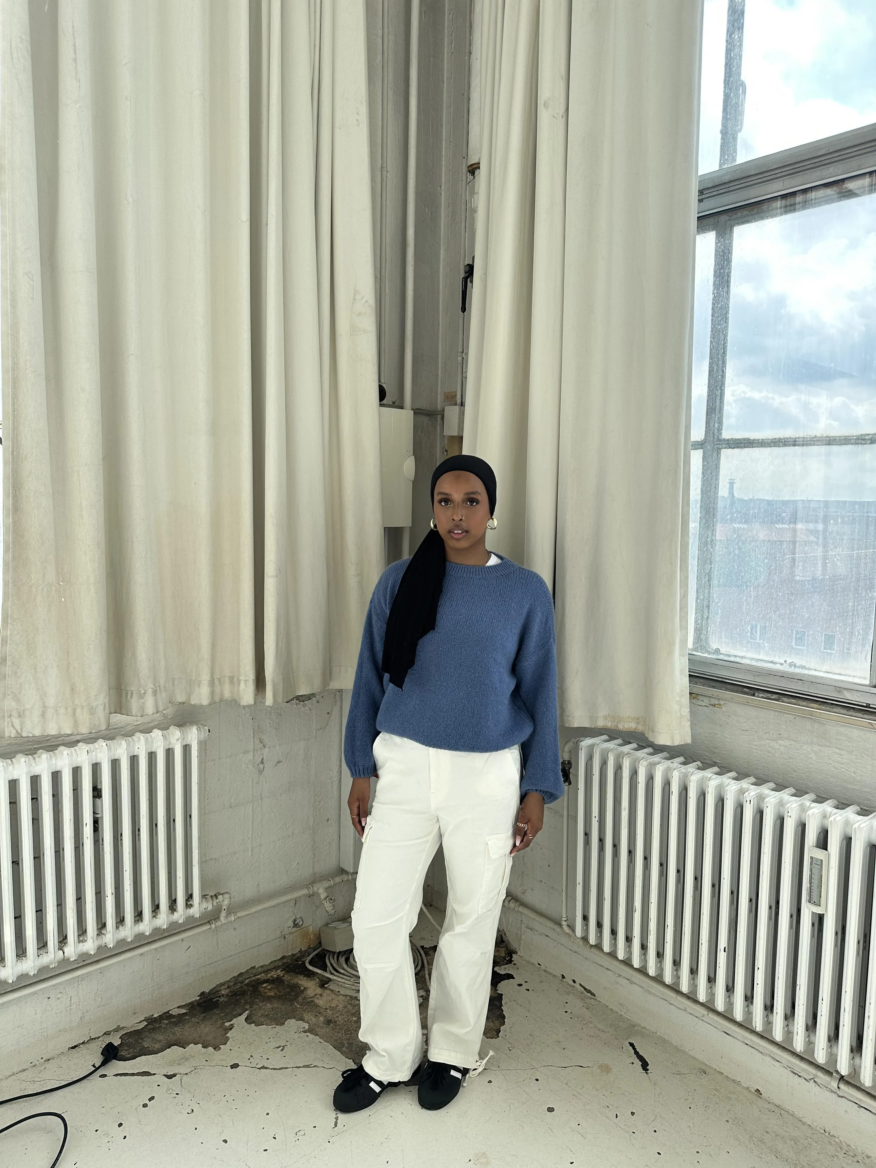Cynthia cargo pants - white