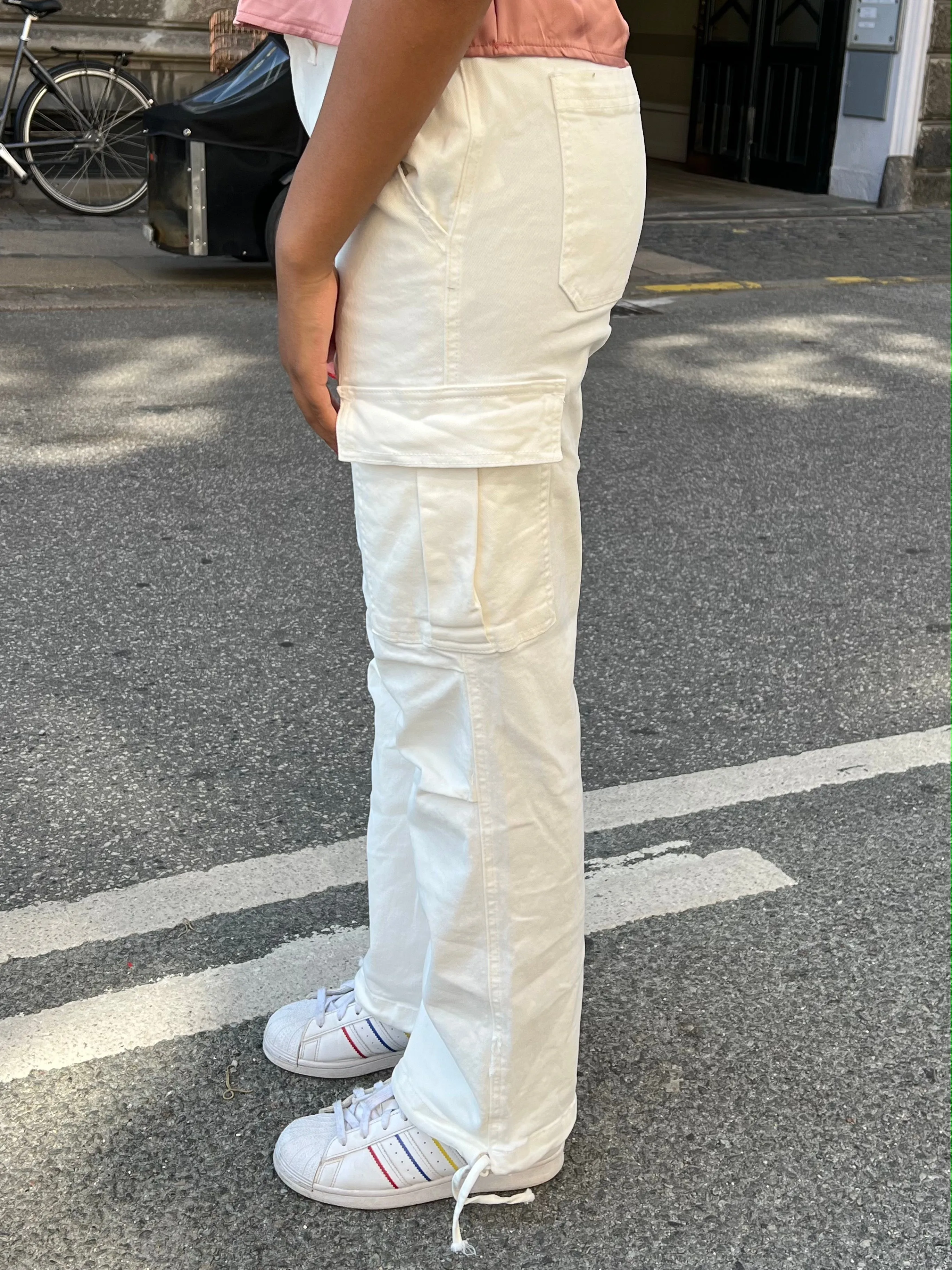 Cynthia cargo pants - white
