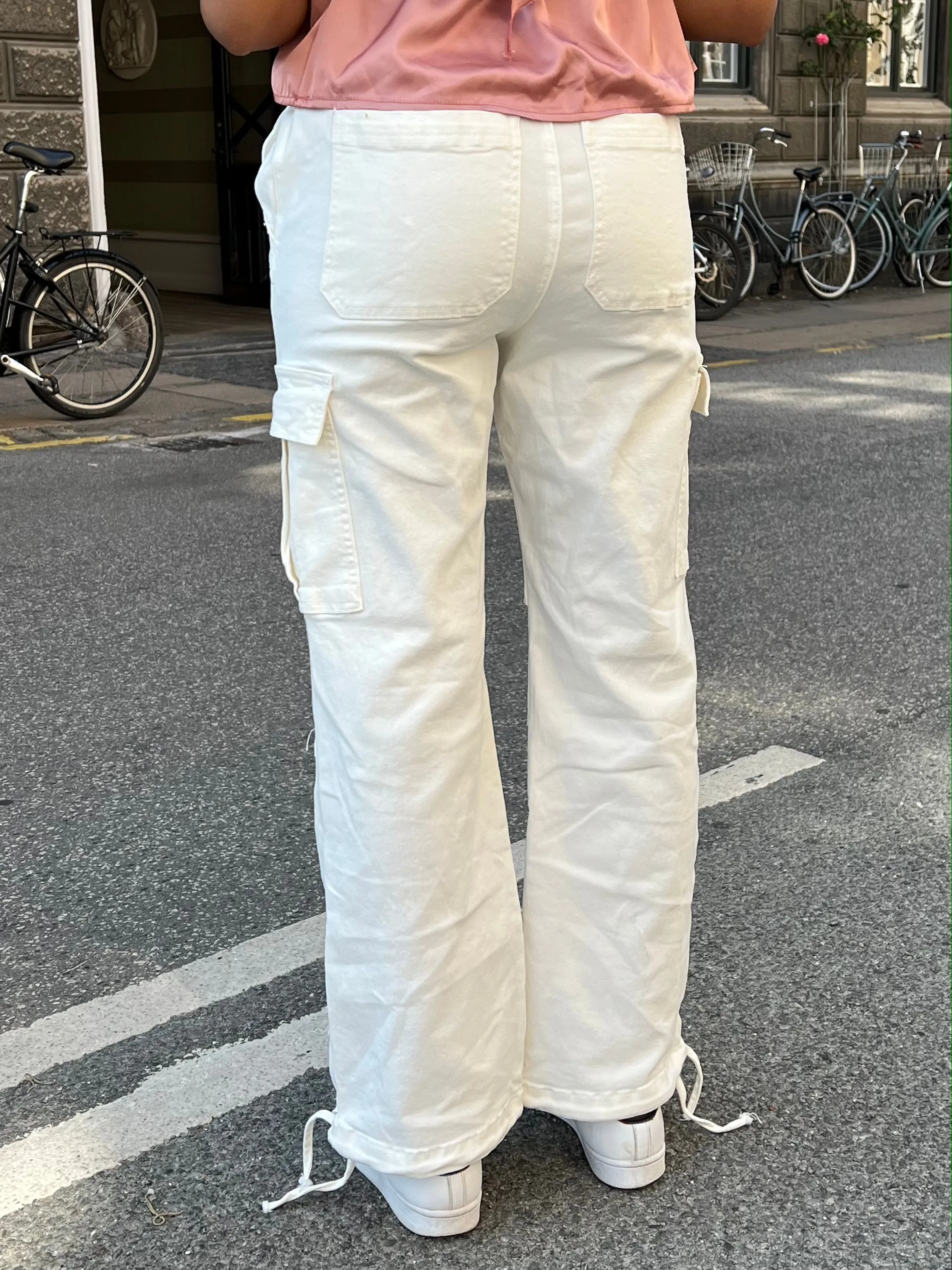 Cynthia cargo pants - white