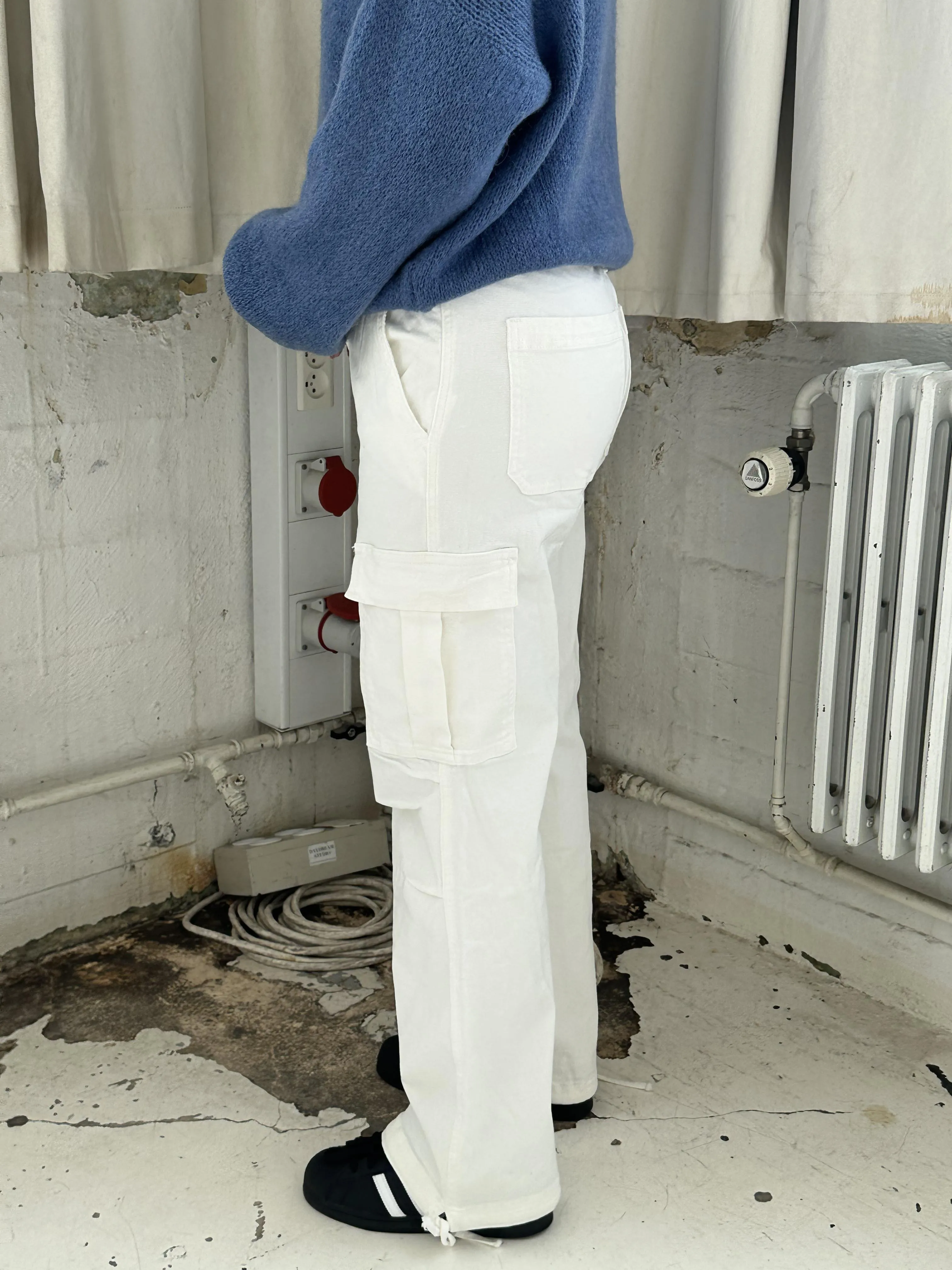 Cynthia cargo pants - white