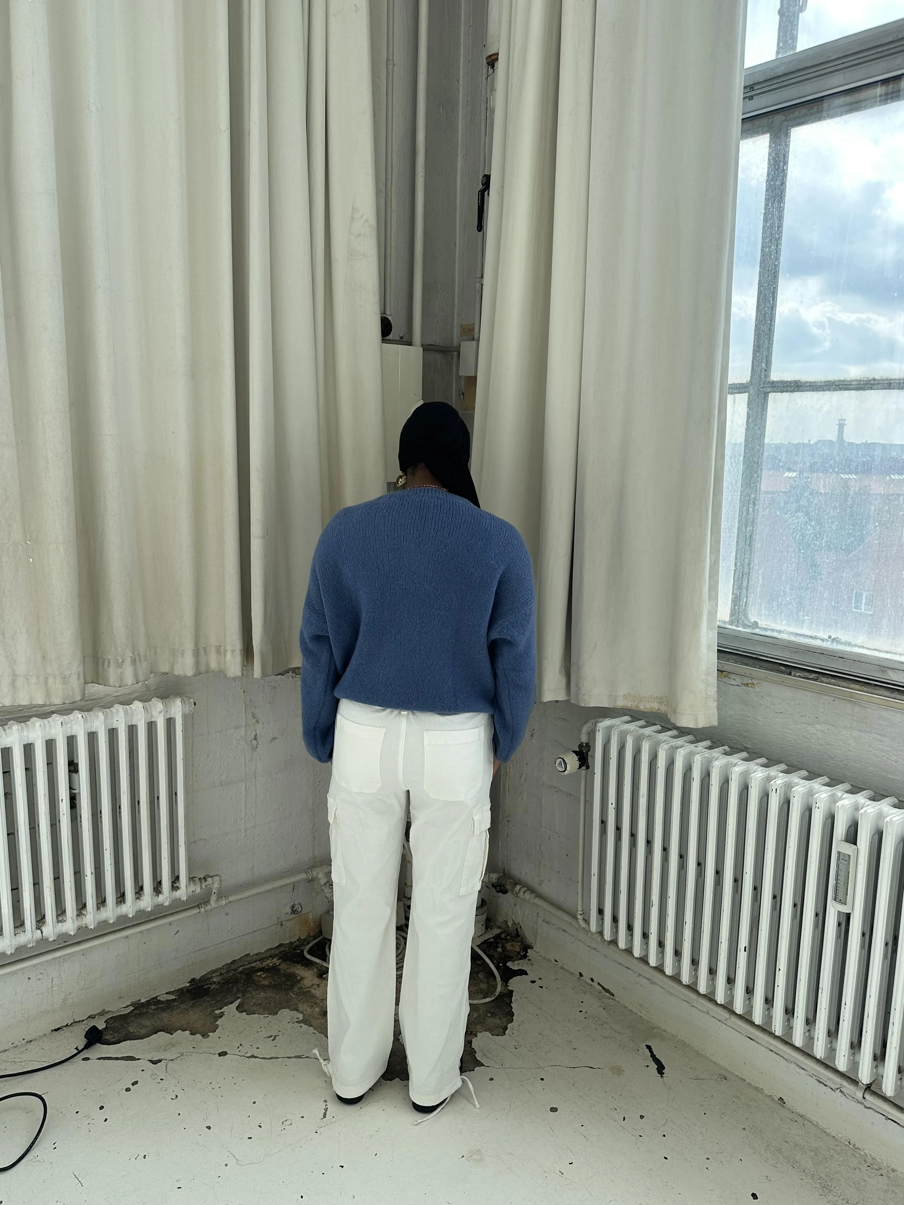 Cynthia cargo pants - white