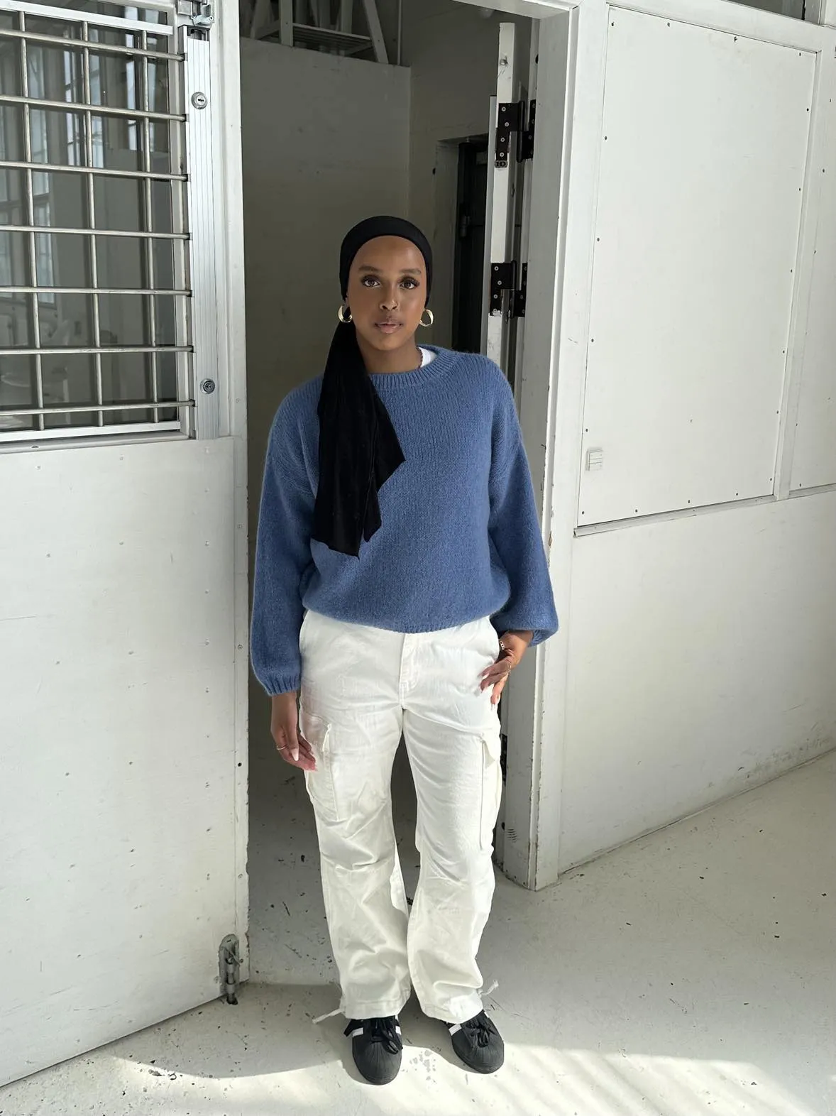 Cynthia cargo pants - white