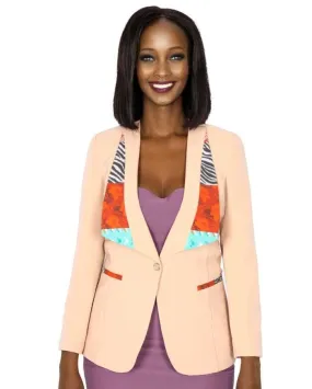 Female Office Jacket Beige