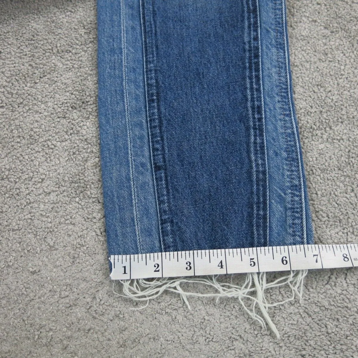 Gap Womens Slim Straight Jeans Denim Stritch Distressed High Rise Blue SZ 26/2s