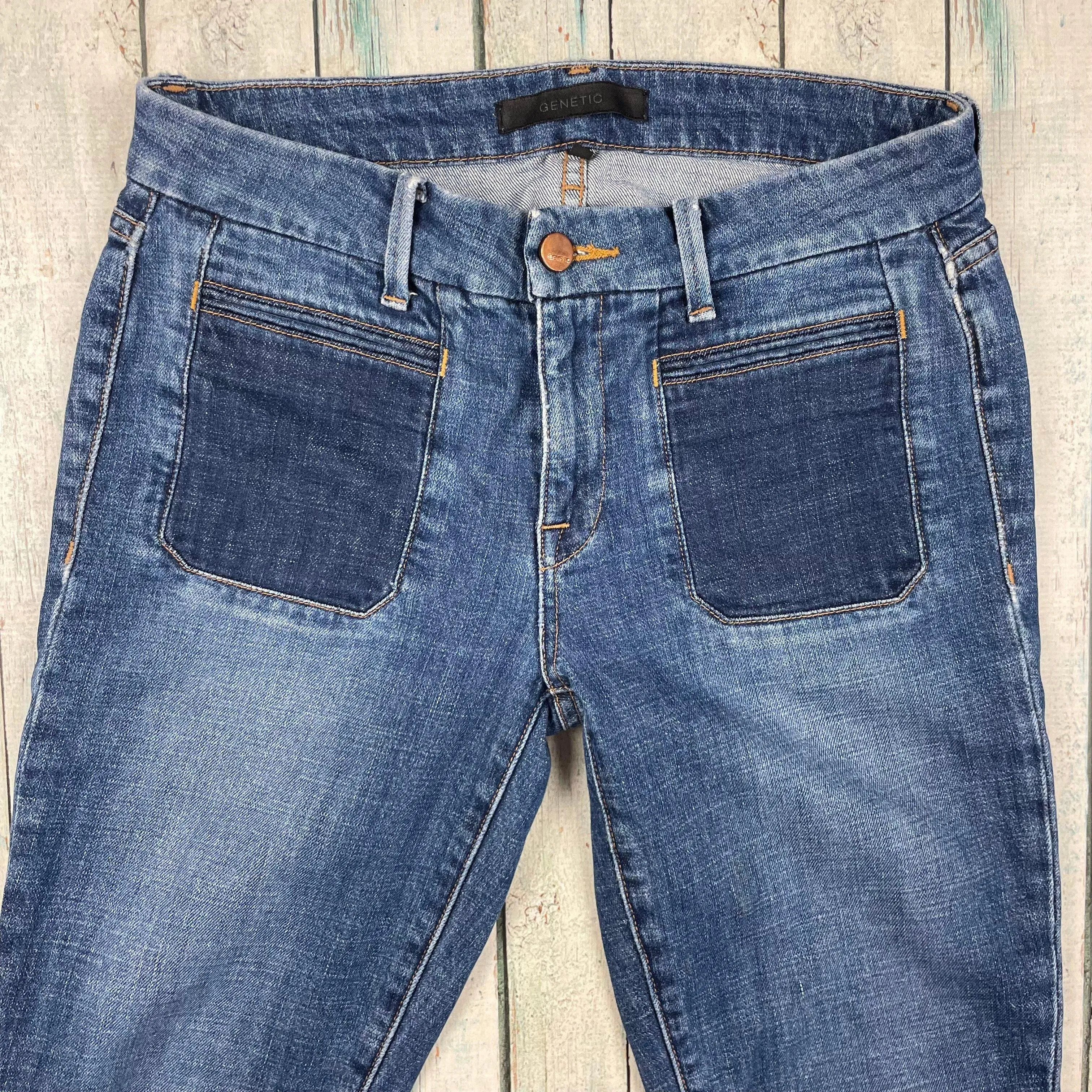 Genetic USA Made Patch Pocket 'Bardot' Jeans - Size 27