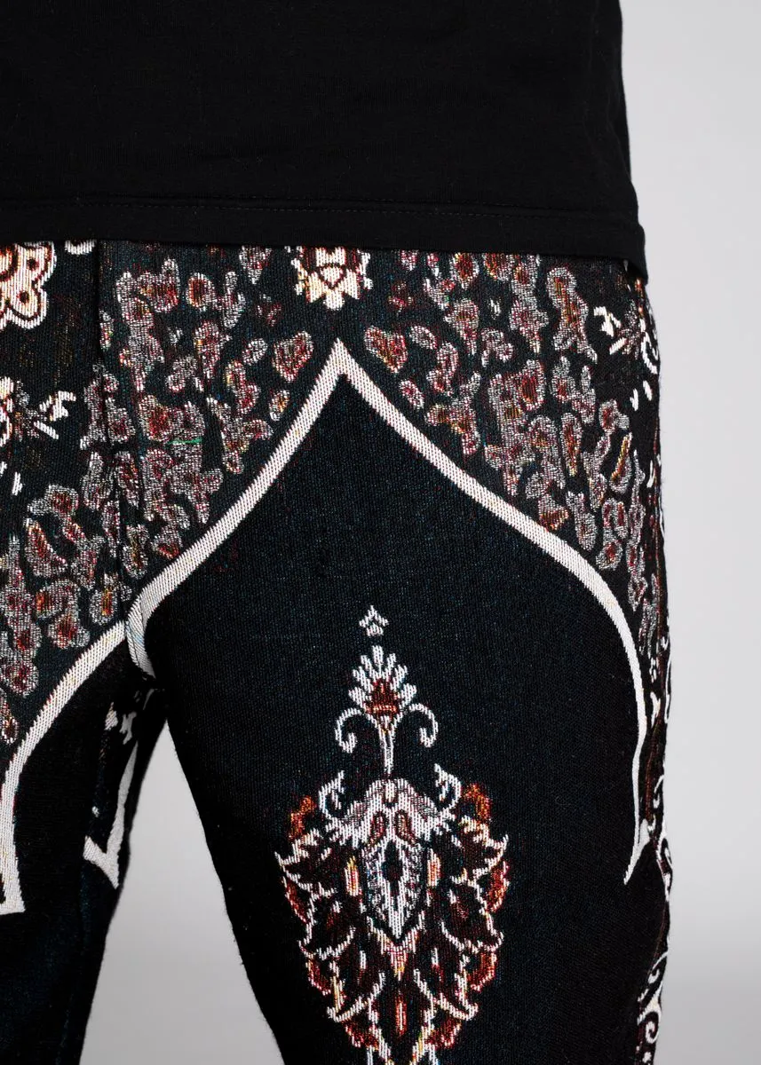 Guapi Obsidian Black Persian Tapestry Pants