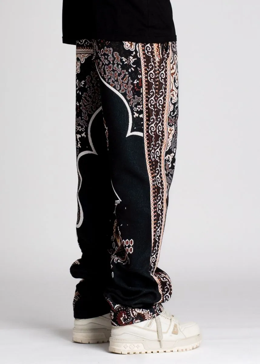 Guapi Obsidian Black Persian Tapestry Pants
