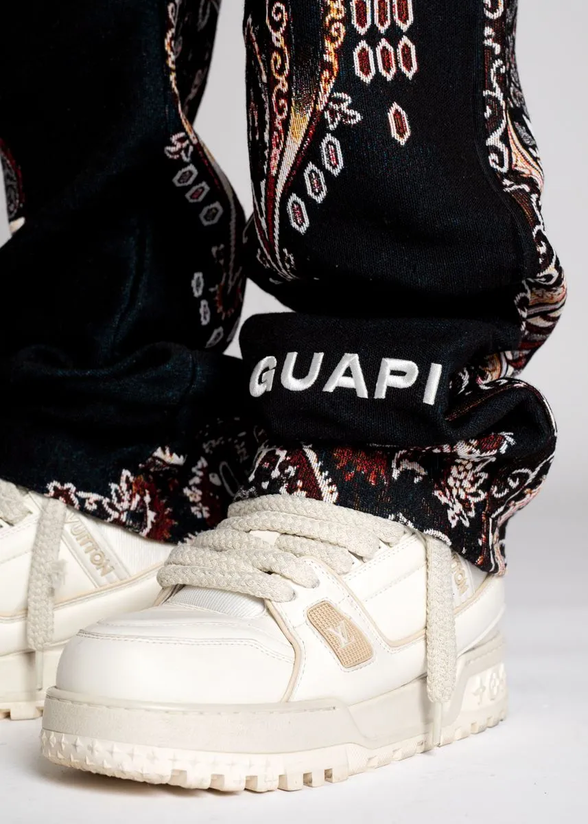 Guapi Obsidian Black Persian Tapestry Pants