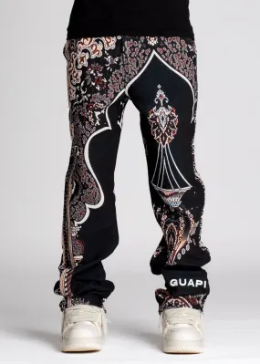 Guapi Obsidian Black Persian Tapestry Pants