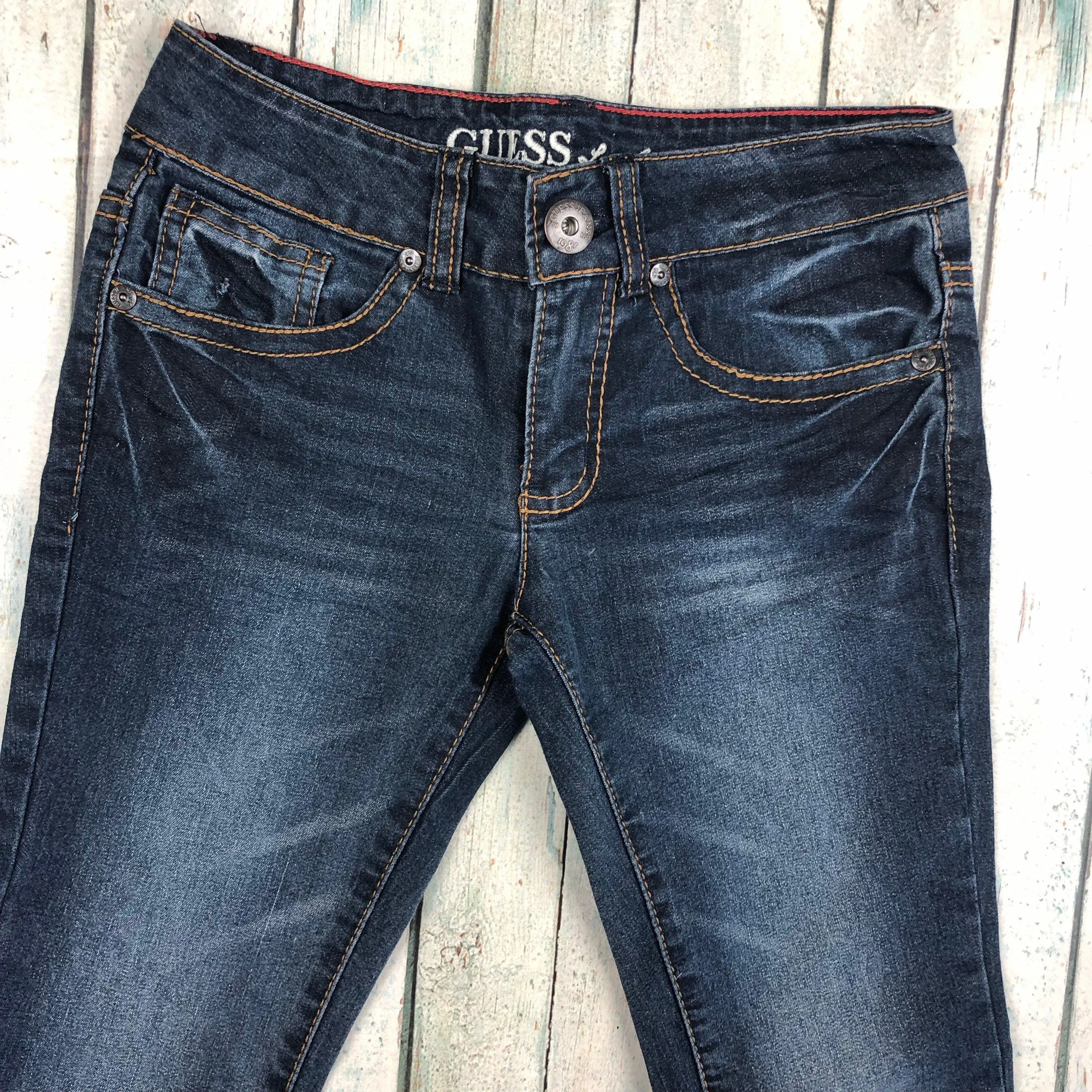 Guess Daredevil Skinny Leg Girls Jeans - Size 8Y