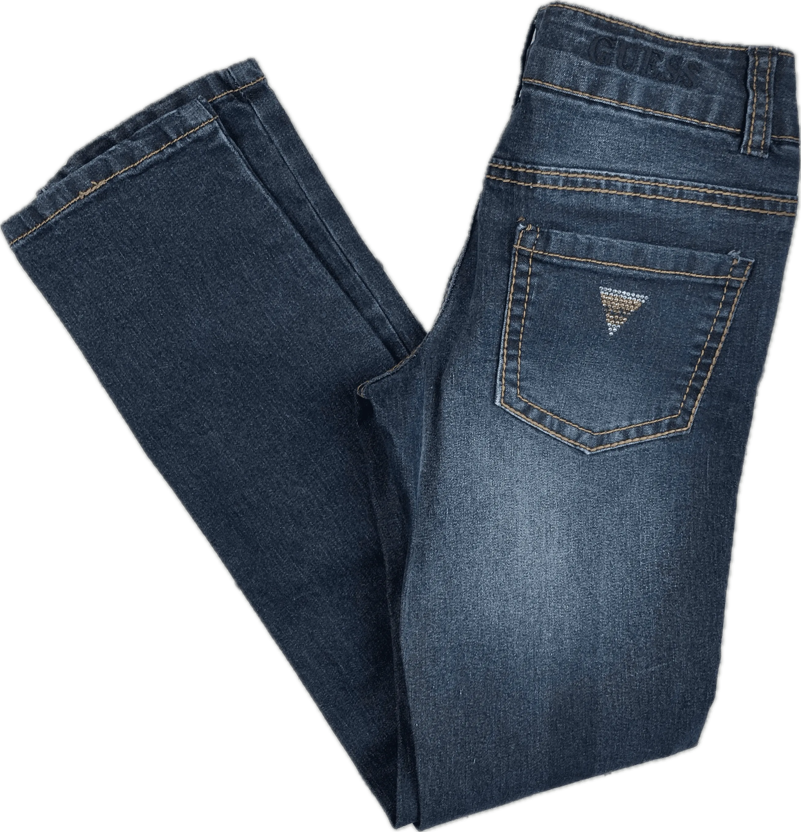 Guess Daredevil Skinny Leg Girls Jeans - Size 8Y
