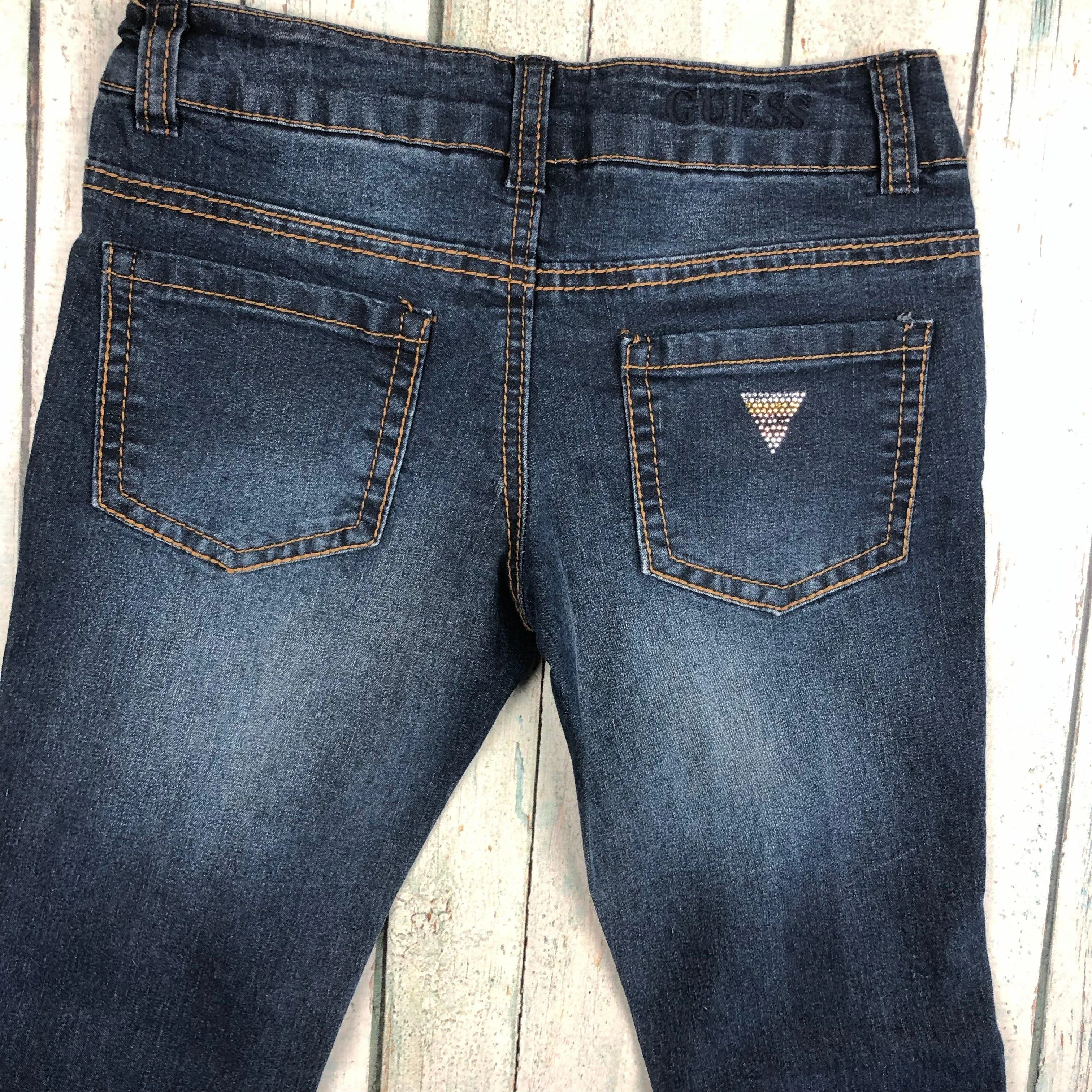 Guess Daredevil Skinny Leg Girls Jeans - Size 8Y
