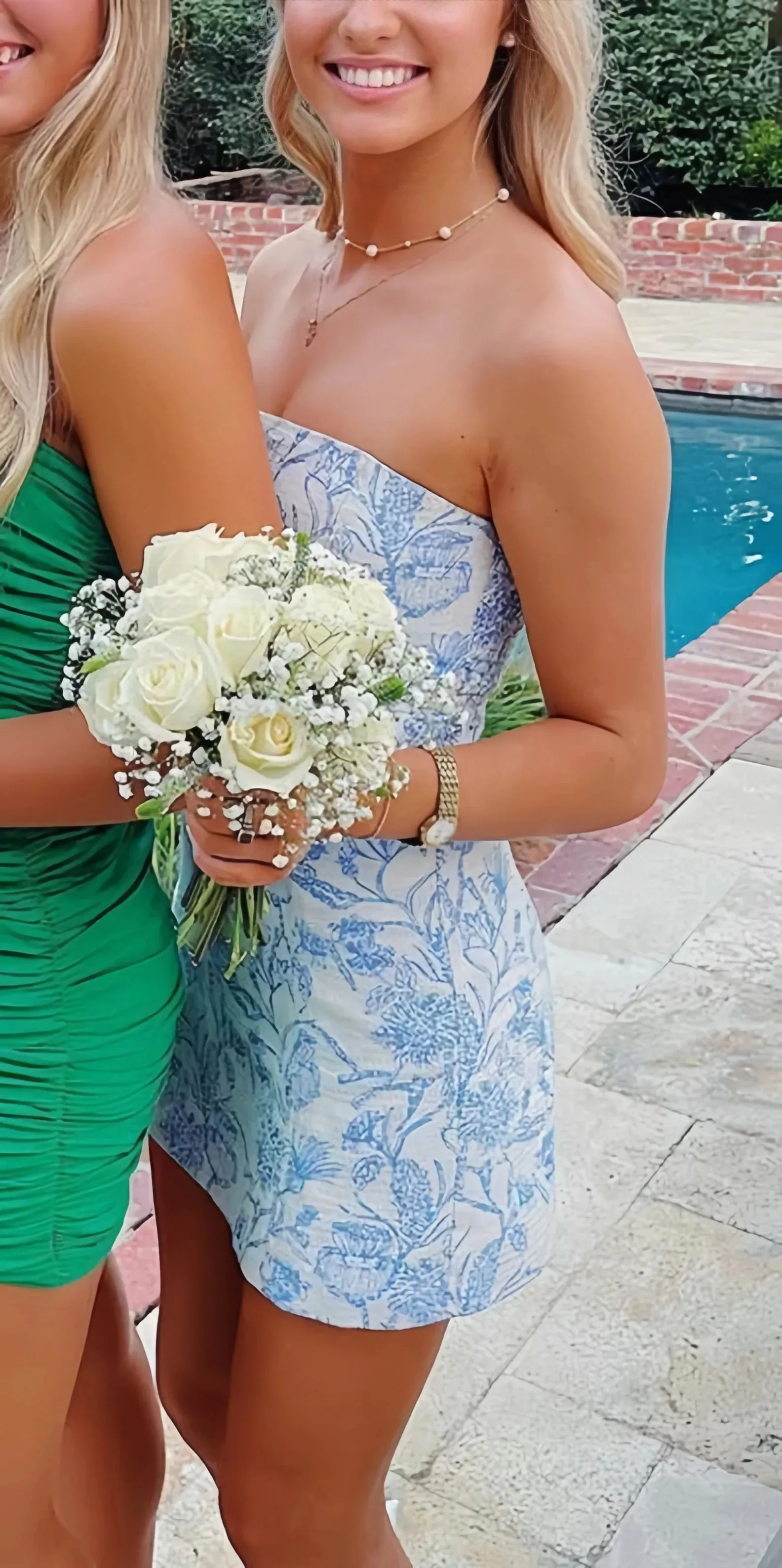 Hot Selling Floral Homecoming Dresses, Textured Mini Graduation Dress, LTP3356
