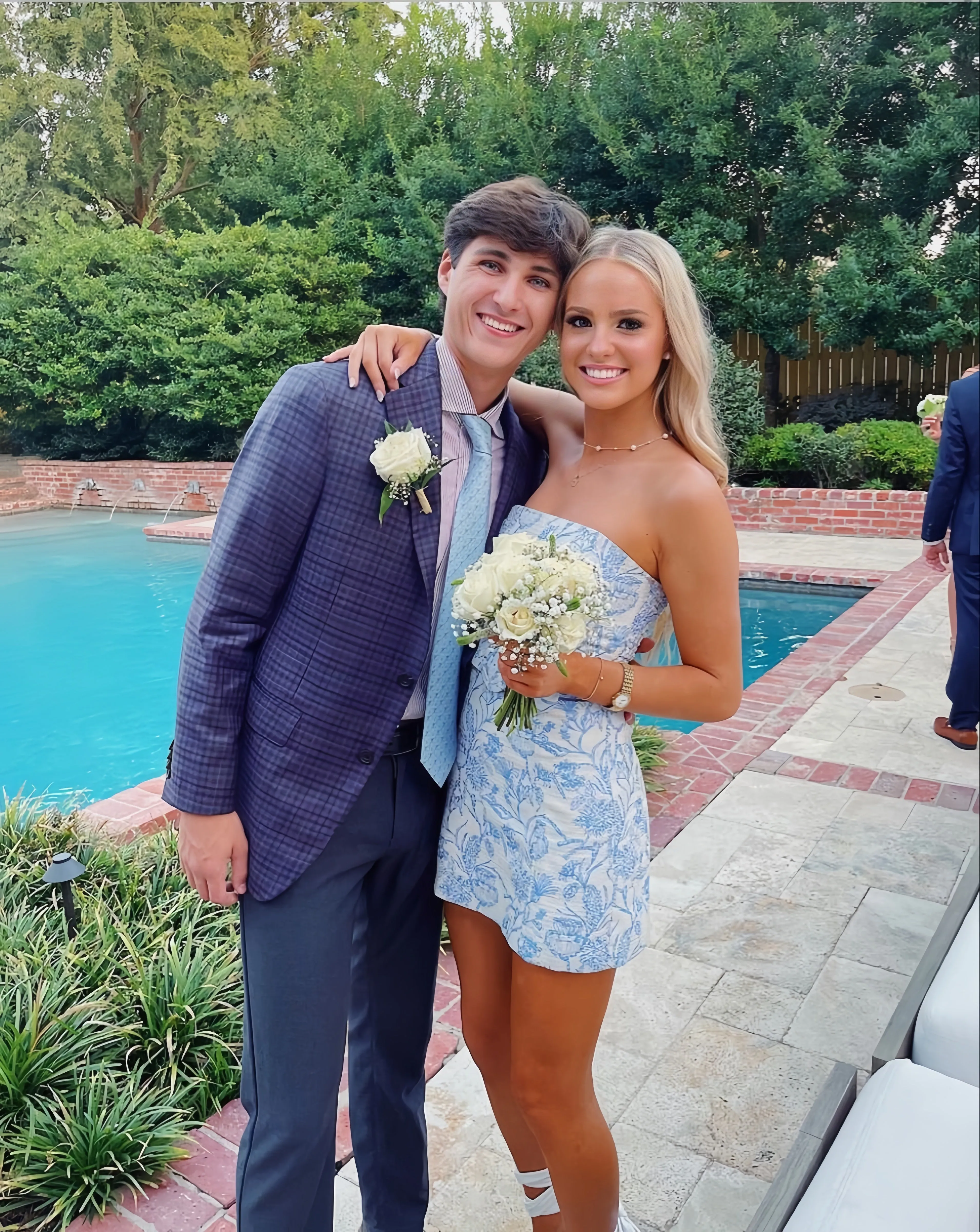 Hot Selling Floral Homecoming Dresses, Textured Mini Graduation Dress, LTP3356