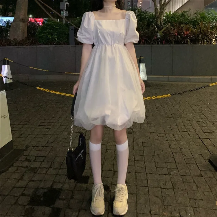 Kawaii Square Collar Lolita Dress