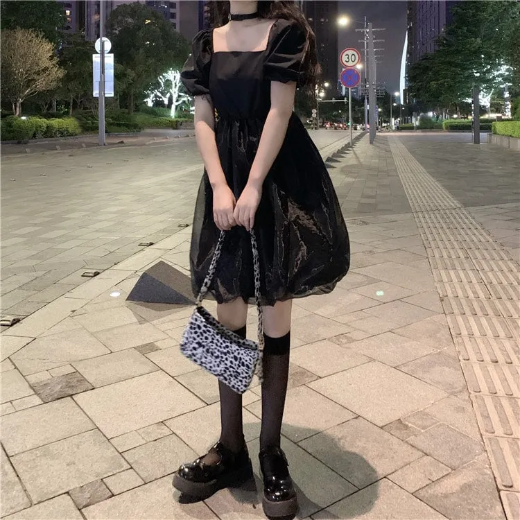 Kawaii Square Collar Lolita Dress