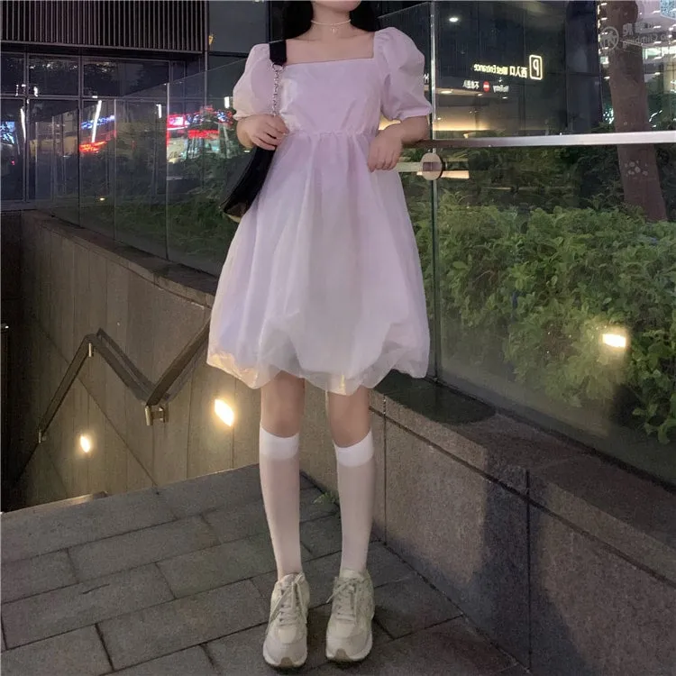 Kawaii Square Collar Lolita Dress