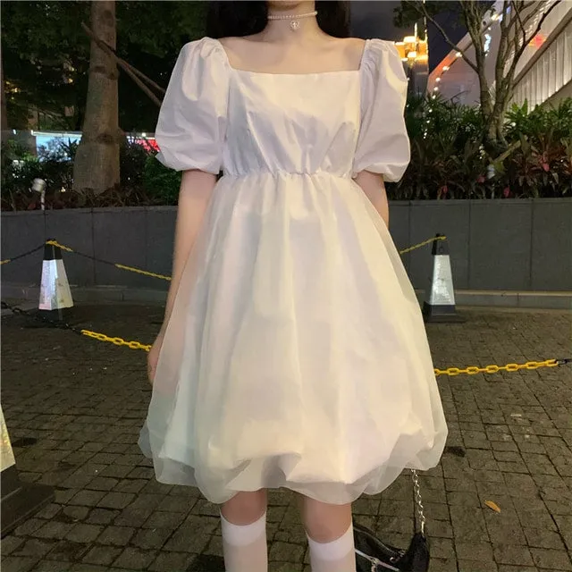 Kawaii Square Collar Lolita Dress