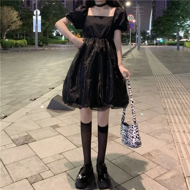 Kawaii Square Collar Lolita Dress