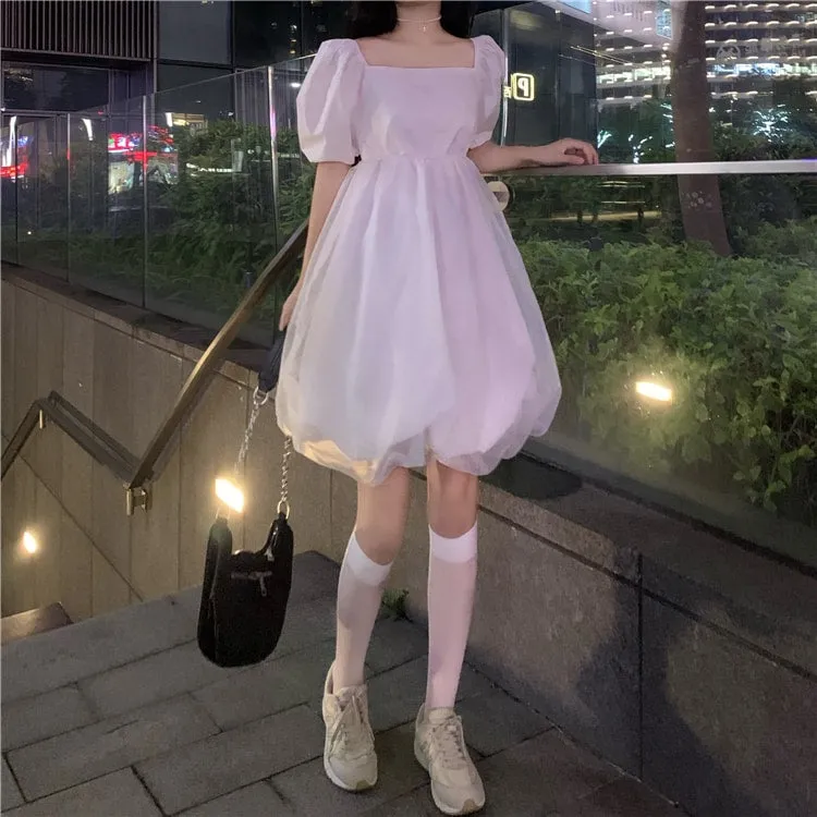 Kawaii Square Collar Lolita Dress