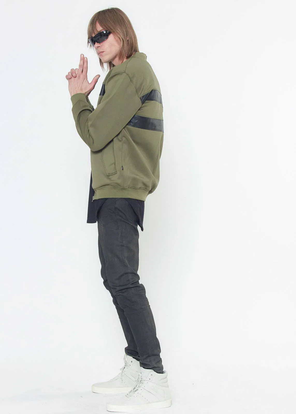 Konus Men's Bomber Jacket in Olive