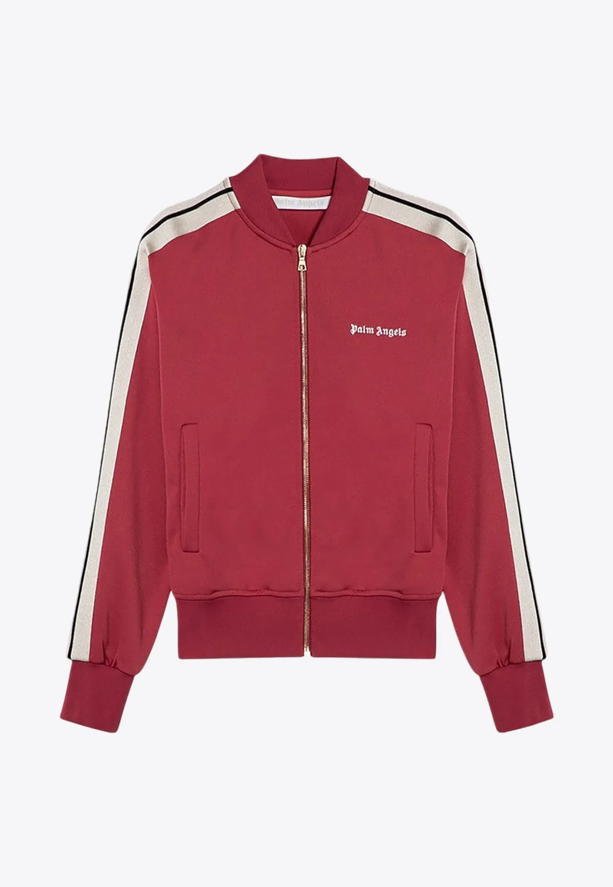 Logo-Embroidered Zip-Up Bomber Jacket
