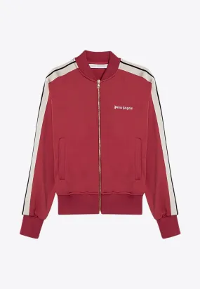 Logo-Embroidered Zip-Up Bomber Jacket