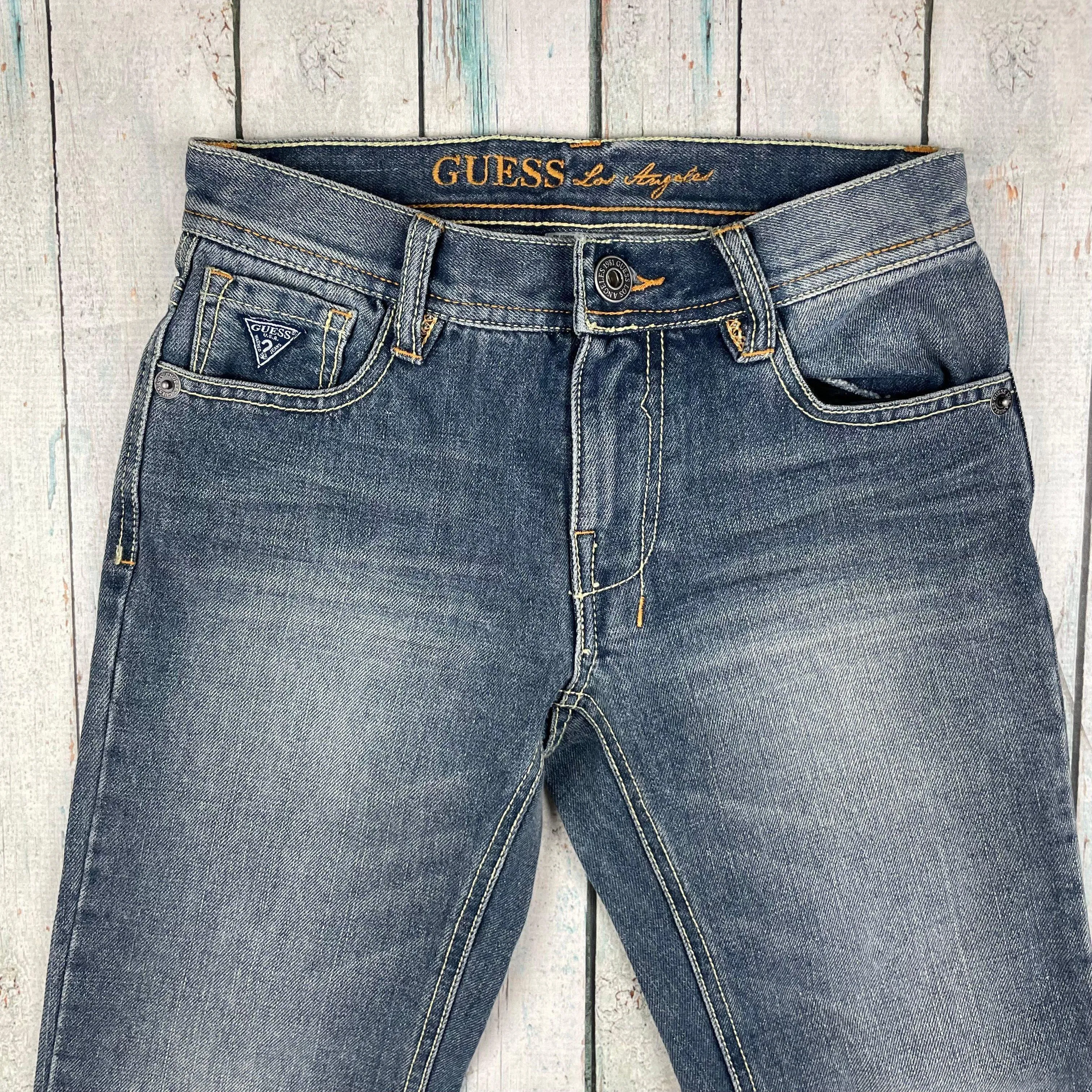 NWT - Guess Straight Narrow Leg Distressed jeans - Size 8Y