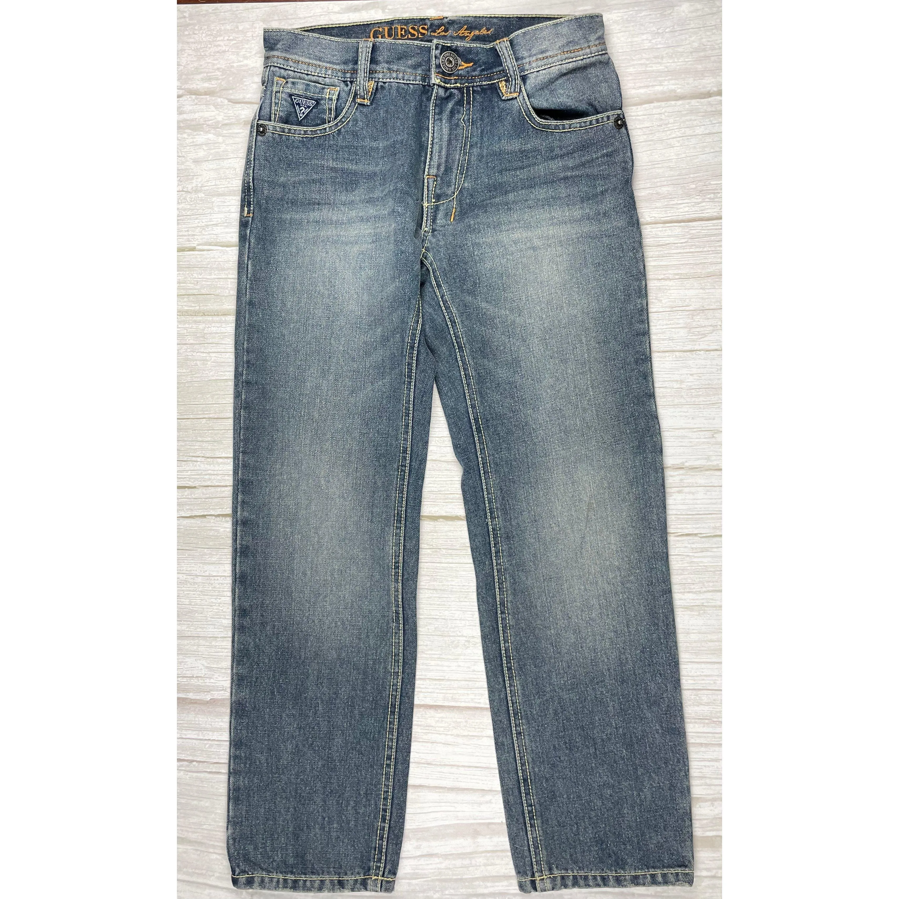 NWT - Guess Straight Narrow Leg Distressed jeans - Size 8Y