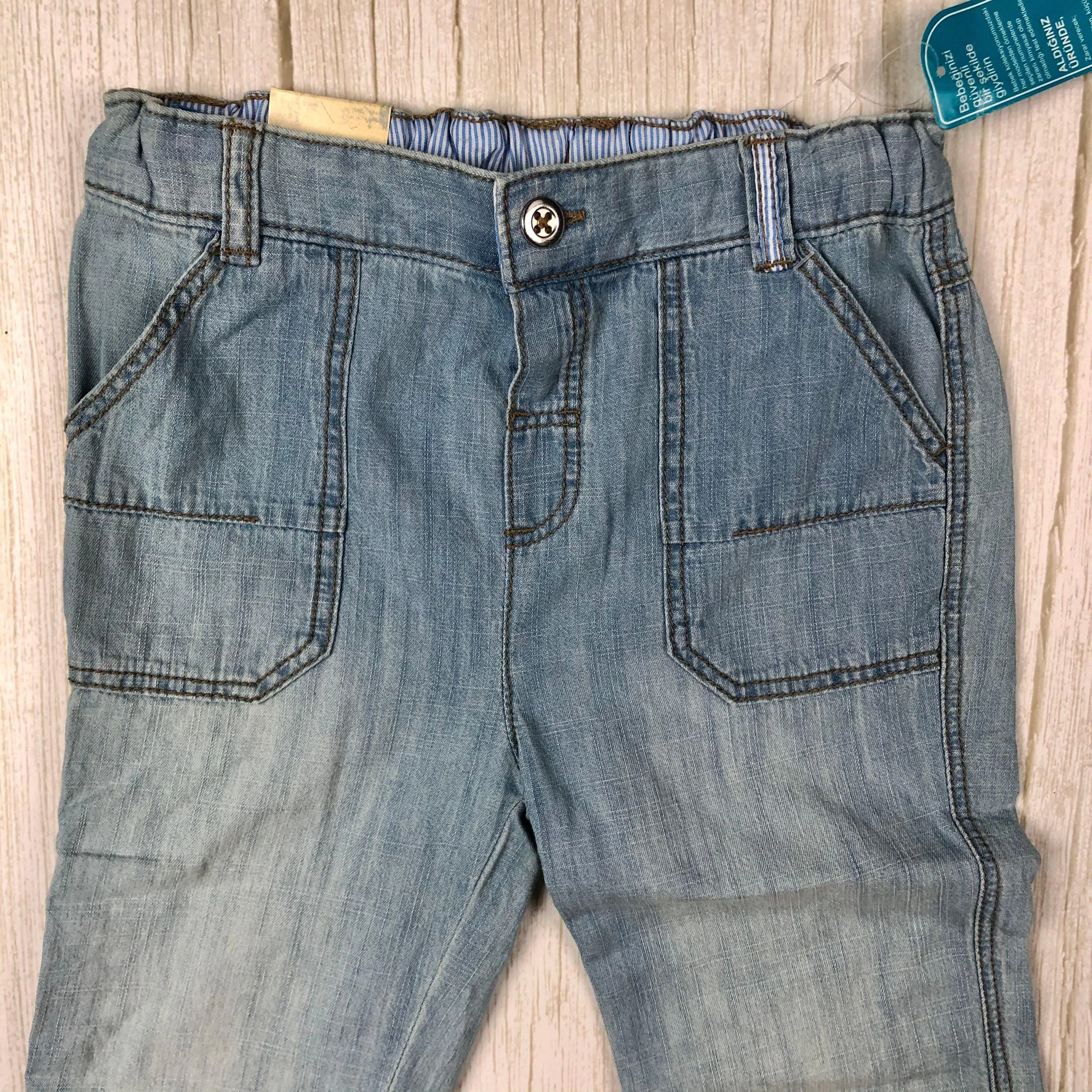 NWT - LC Waikiki Girls Convertible Lightweight Jeans - Size 2/3