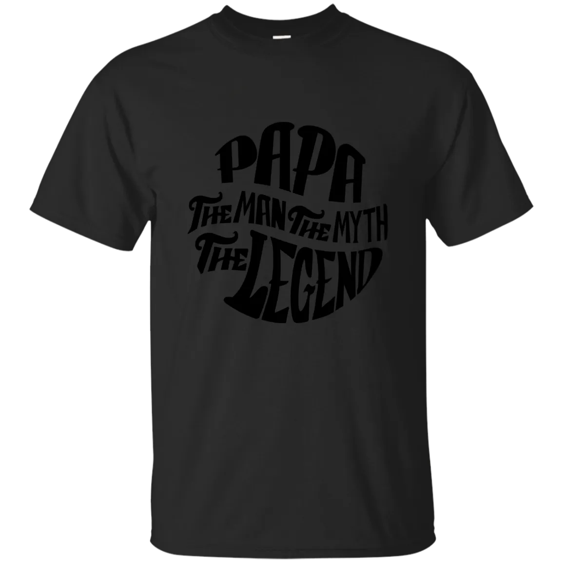 Papa the Man the Myth Cotton T-Shirt