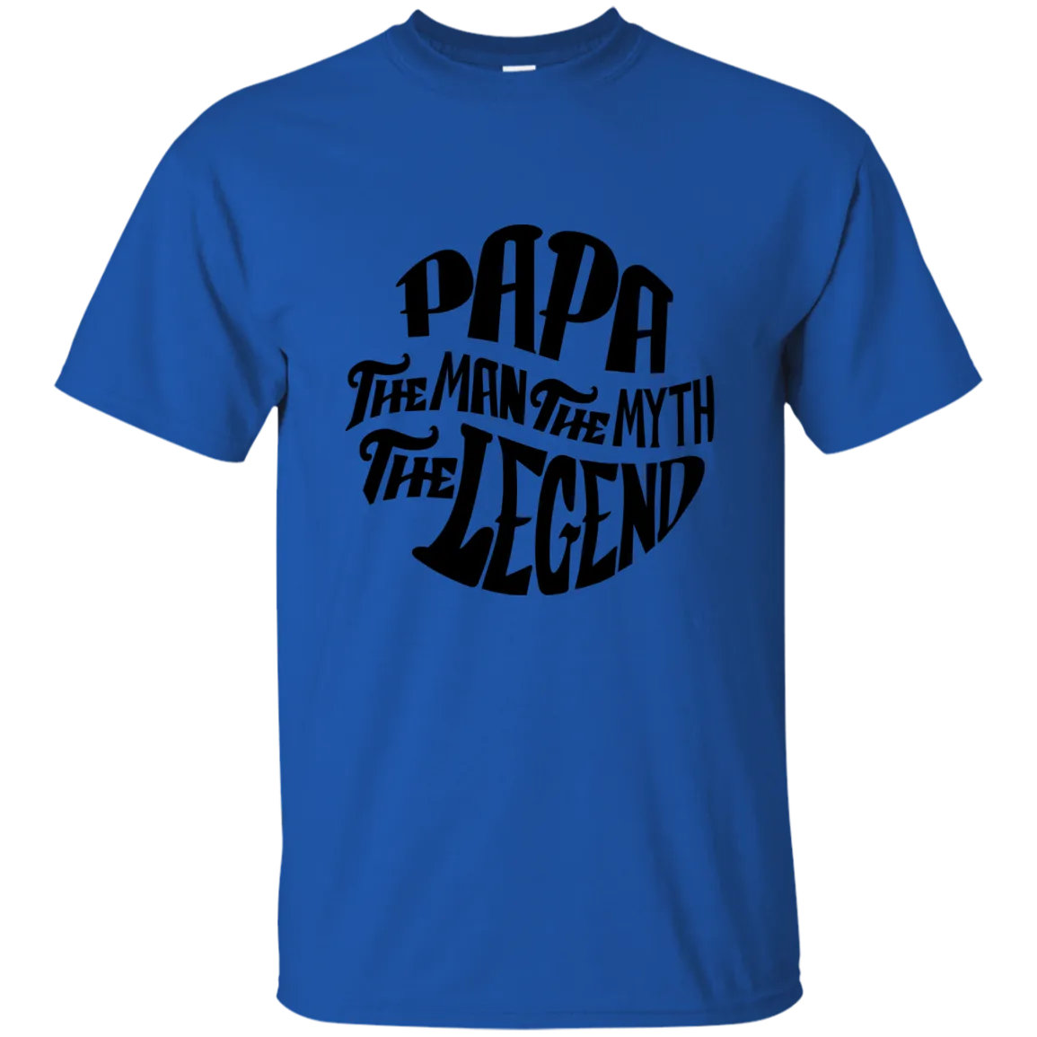 Papa the Man the Myth Cotton T-Shirt