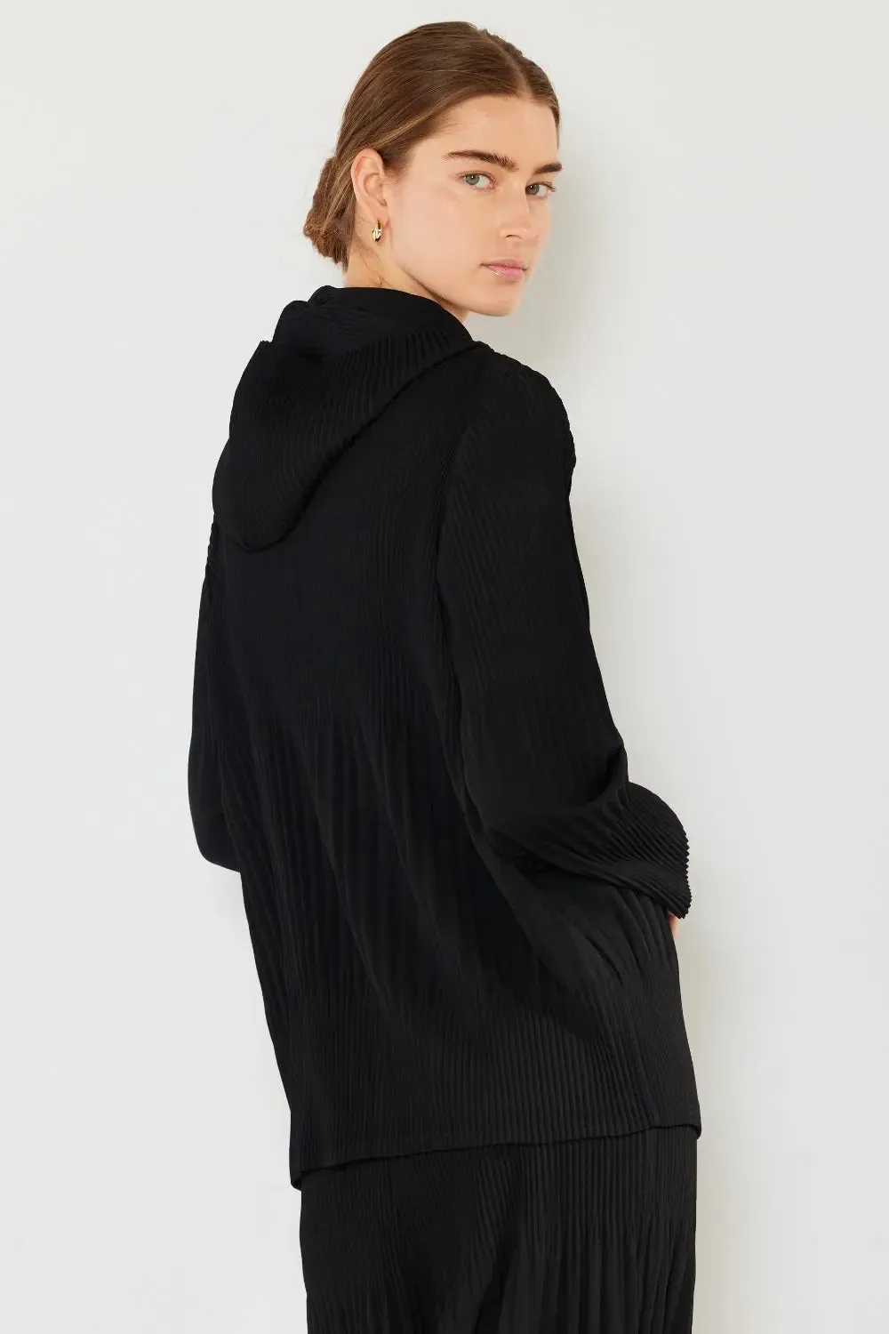 Pleated Plisse Jacket 2 way zipper