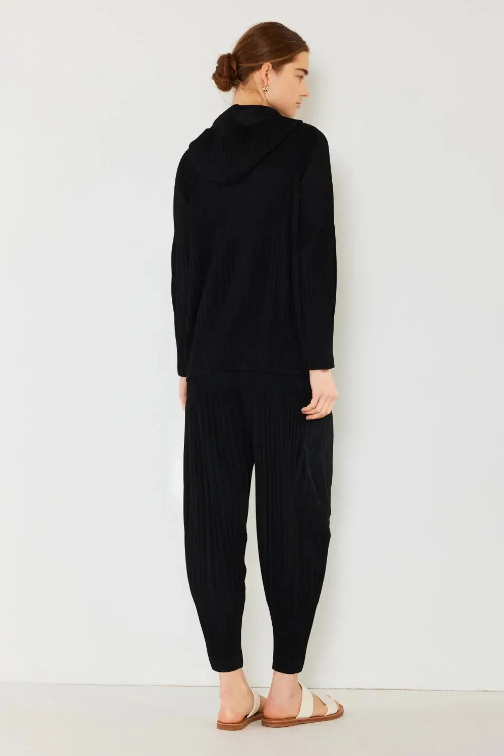 Pleated Plisse Jacket 2 way zipper