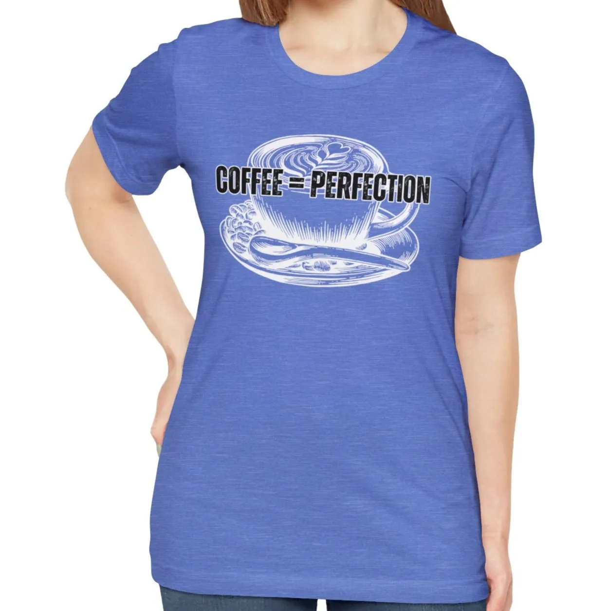 Product Title: "Coffee = Perfection" Women's Bella Canvas Tee - Cozy Comfort with a Caffeine Twist