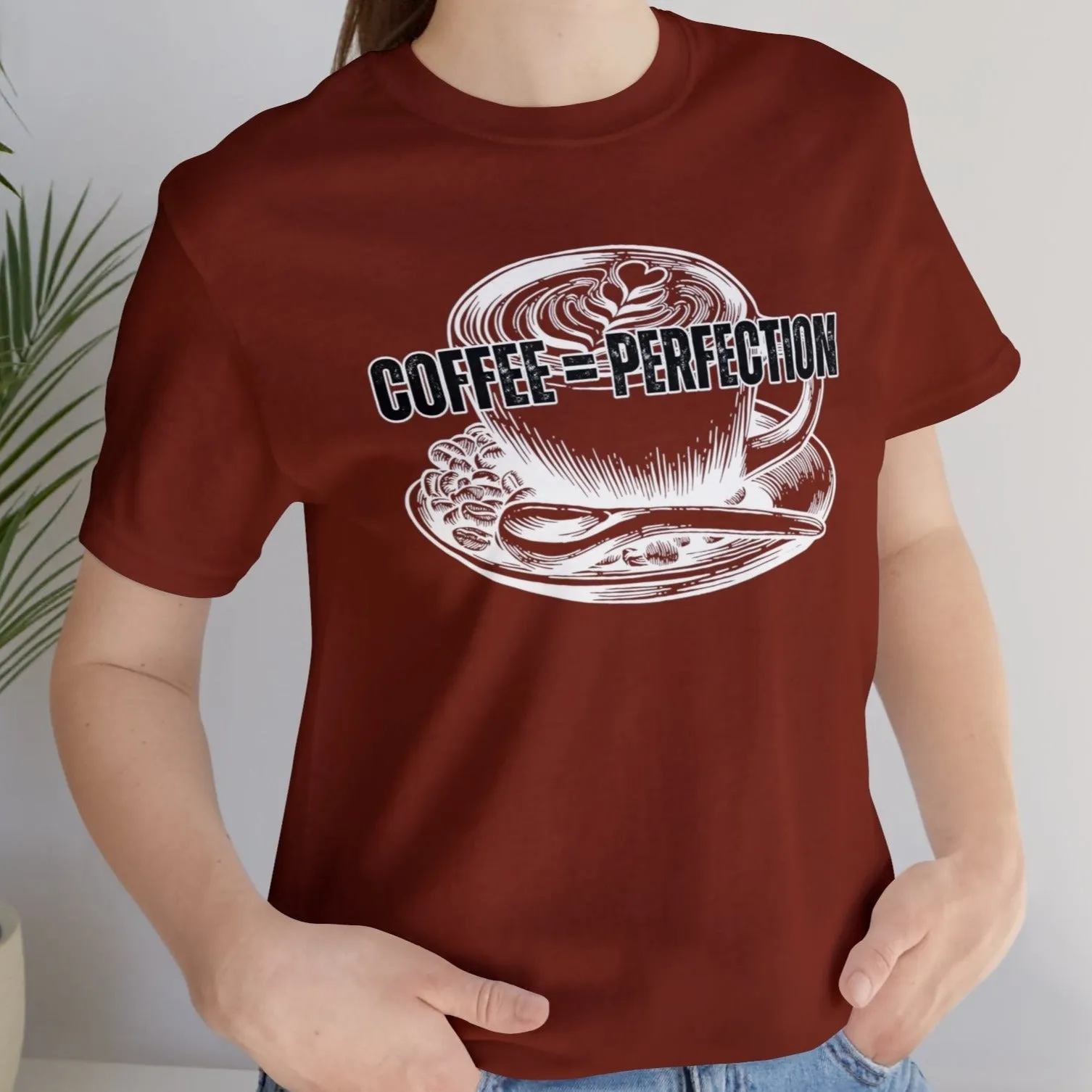 Product Title: "Coffee = Perfection" Women's Bella Canvas Tee - Cozy Comfort with a Caffeine Twist
