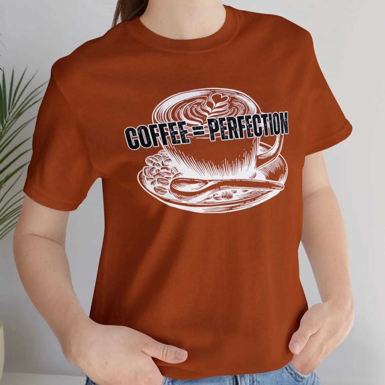 Product Title: "Coffee = Perfection" Women's Bella Canvas Tee - Cozy Comfort with a Caffeine Twist