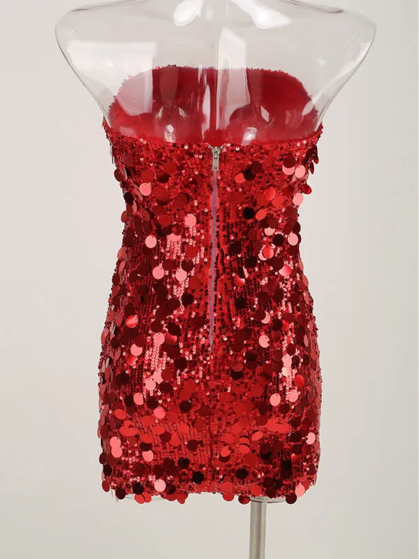 Sparkle Sequin Mini Dress for Trendy Party Nights