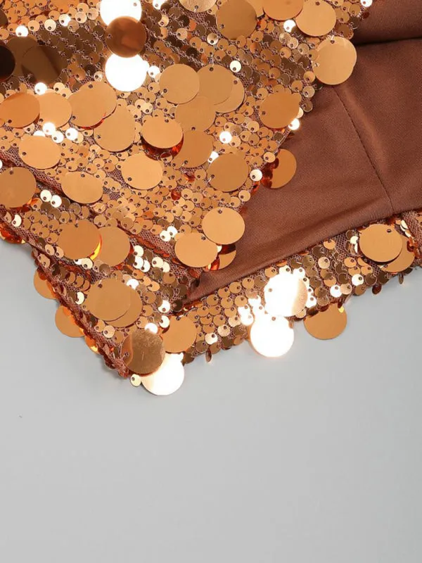 Sparkle Sequin Mini Dress for Trendy Party Nights
