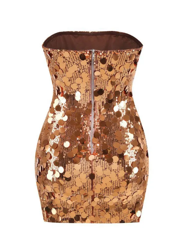Sparkle Sequin Mini Dress for Trendy Party Nights