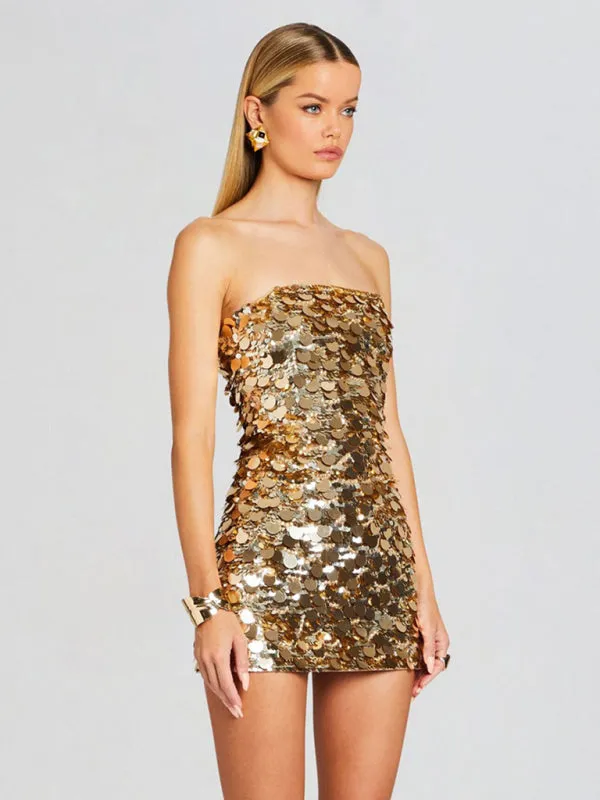 Sparkle Sequin Mini Dress for Trendy Party Nights