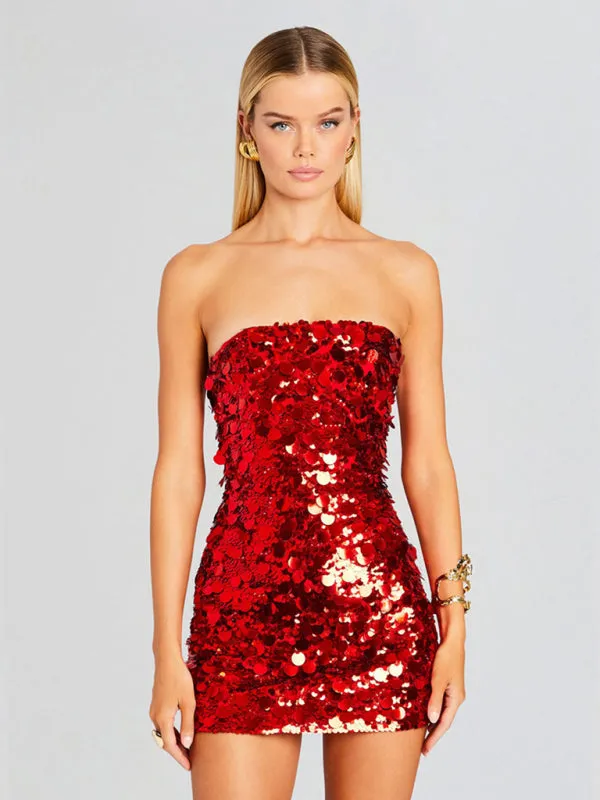 Sparkle Sequin Mini Dress for Trendy Party Nights
