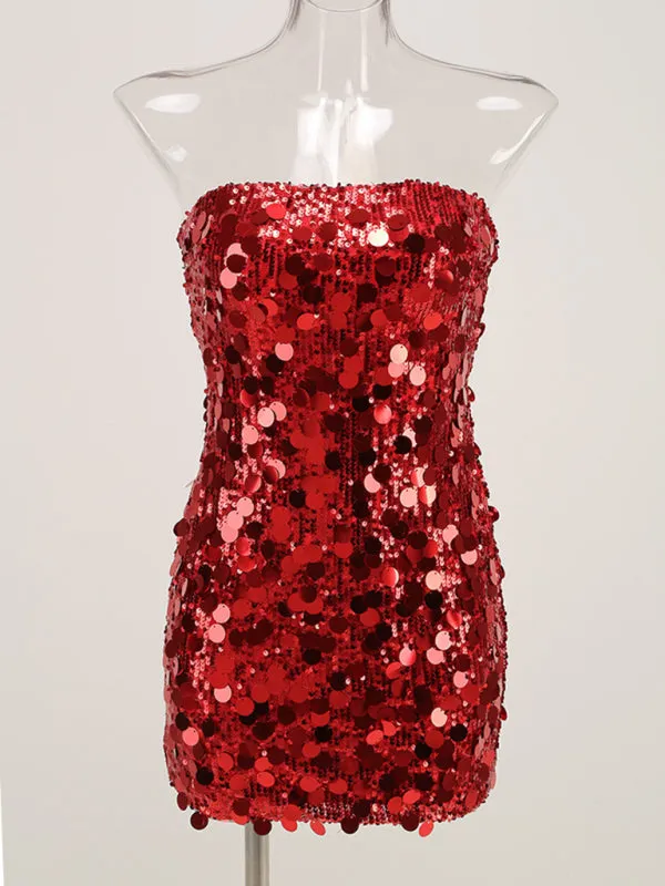 Sparkle Sequin Mini Dress for Trendy Party Nights