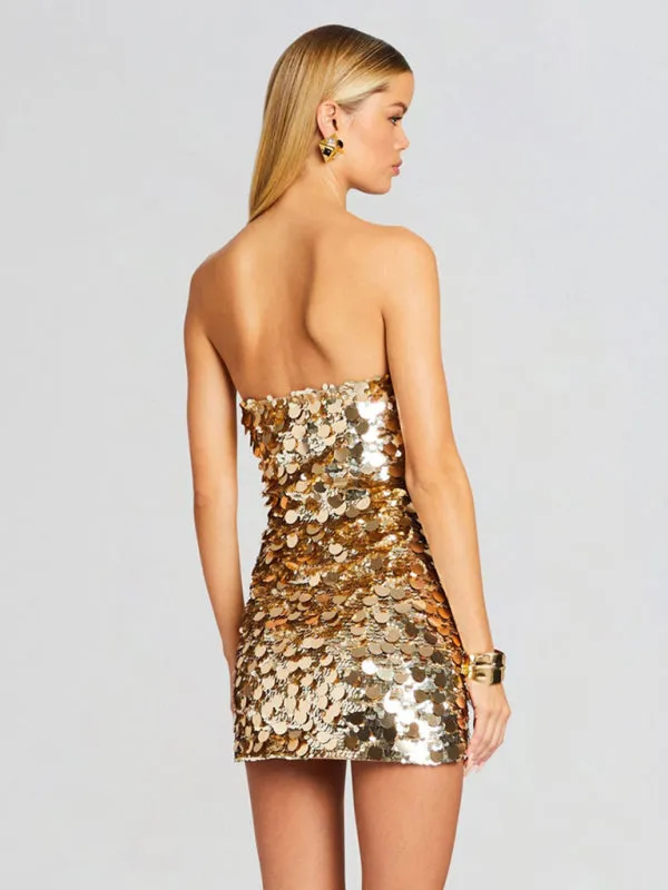 Sparkle Sequin Mini Dress for Trendy Party Nights